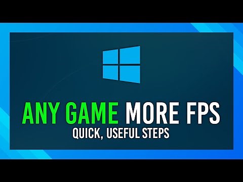 Quick FPS BOOST for ANY GAME! | Short Optimization Guide | Windows 10