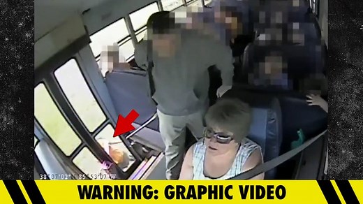 Terrifying Video Shows 6-Year-Old Girl Dragged By School Bus