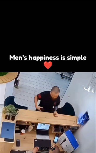 Men's happiness is simple ❤️