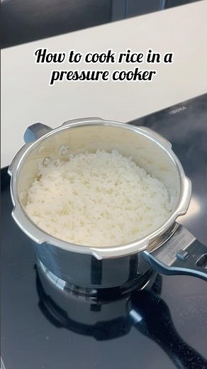 How to Cook Perfect Rice in a Pressure Cooker | Quick & Easy Recipe #shorts