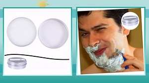 Men Shaving Soap Puck 3Oz Moisturizing Facial Care Soap Rich Lather for Smooth Beard Shave and Skin Soothing