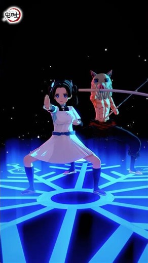 Kimetsu Dance (Aoi Kanzaki & Inosuke Hashibira version)