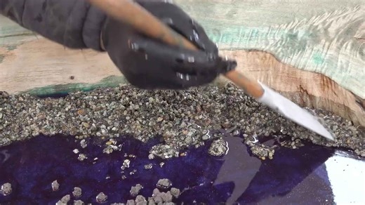 Designing A Captivating Ocean Epoxy Resin Table From Wood