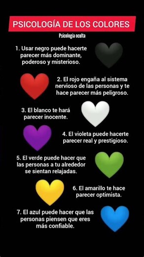Psicología de los colores #psicologia