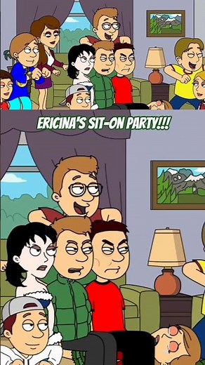 Ericina's SIT-ON Party #funny #goanimate #animation #goanimategrounded #party #ericinagetsgrounded