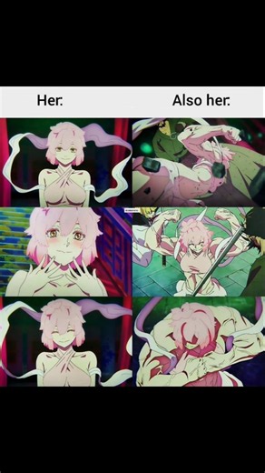 She looks like a cinnamon roll... until the fight starts. 💀🌸