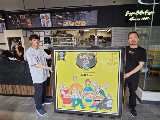 BMPP Pizzeria brings massive size to pizza in Saskatoon