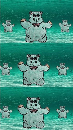 The Hippopotamus Dance Song for Kids 🦛🦛🦛