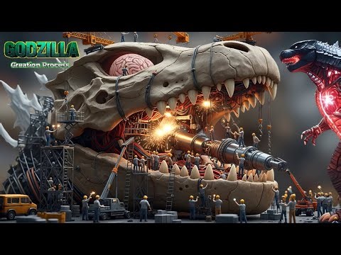 GODZILLA Creation Process Step by Step | Epic Miniature Monster Engineering | Tiny Mini Lab