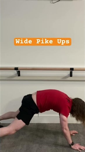 Wide Pike Ups 🔥 Killer Core + Shoulder Exercise You Can Do Anywhere!