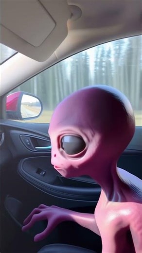 Aliens hitchhike 👽🚗 #shorts