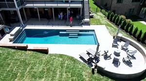 Outdoor Inground 15 Meter Swimming Pool Spa jacuzzi Diving Ground Fiberglass Mosaic Large Big Swimming Pool Complete Set