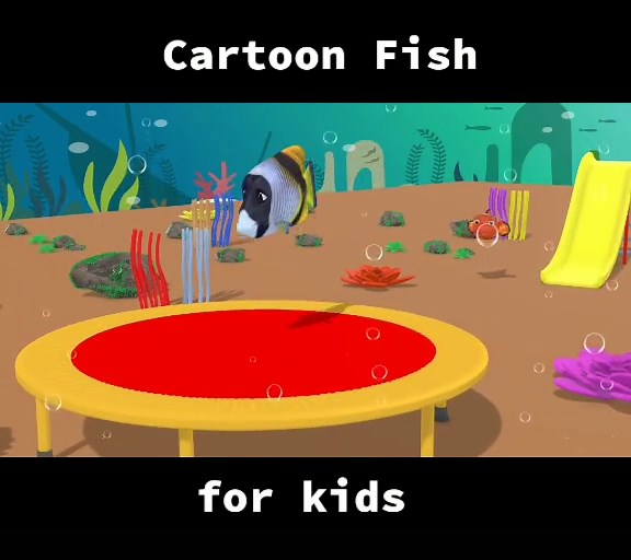 Colorful Cartoon Fish for Kids