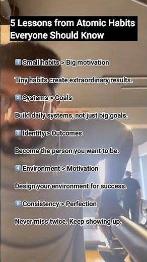 Read Atomic Habits — These 5 Lessons Can Change Your Life