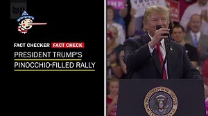 President Trump averaged nearly one claim every two minutes during his rally in Duluth on June 20. | Fact Checker