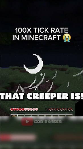 100x Tick Rate In Minecraft! #minecraft #minecraftshorts