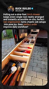 Massive Tool Drawer For Work Vans