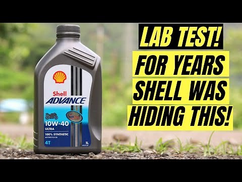 SHELL ADVANCE ULTRA 4T 10W40 LAB TEST REVIEW APACHE, FZ, HONDA BEST SYNTHETIC ENGINE OIL MOTUL 7100