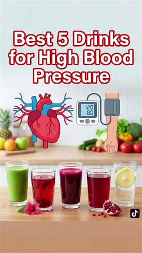 The Best 5 Drinks for High Blood Pressure. 1. Green Tea Green tea is rich in antioxidants that reduce inflammation and improve the function of blood vessels. These antioxidants help arteries stay flexible instead of stiff, allowing blood to move smoothly without creating high pressure. 2. Hibiscus Tea Hibiscus tea acts like a natural blood pressure medication. It contains powerful plant compounds that relax blood vessels and improve circulation. These compounds block the enzymes that tighten art