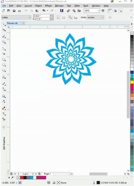 Flower Design Techniques in CorelDRAW