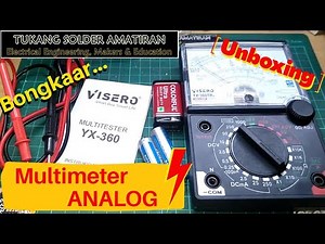 Multitester Analog dan Cara Kalibrasi Multimeter Analog ( Unboxing ) #VLOG58