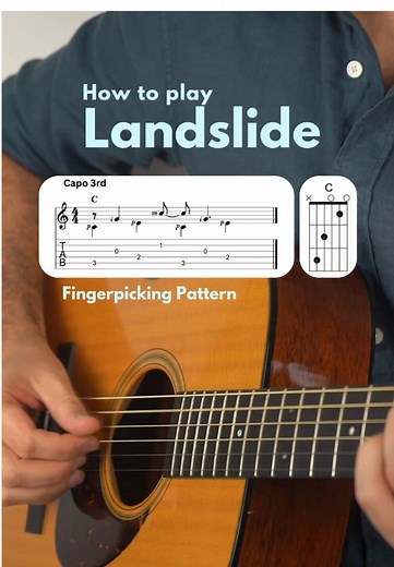Learn the Fingerpicking Pattern for 'Landslide'