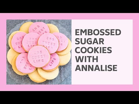 Super Easy Embossed Sugar Cookies - Em's Sweet Life