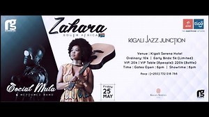 She Is in Kigali Town NOW...... Tomorrow Friday 25th May Get yours at MEZE Fresh, Riders Lounge Rw , BemBonita saloon Jumia Food or Call Us on 0732 018 788 DONT MISS OUT #zaharainkigali #kigalijazzjunction _________ Airtel Rwanda , Tigo Rwanda , Neptunez BAND , Zahara , Social Mula Rwandan Artist , Deejay Focus, Jumia Food , Remmygious Lubega , Goethe-Institut Kigali , U.S. Embassy Kigali, Rwanda , Kigali Public Library , Confiance Rwanda , Kgl Bar , Kigali Jazz Junction Season IIII Edition I , 
