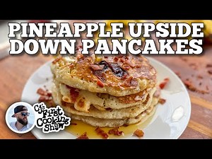 CJ's Pineapple Upside Down Pancakes on the Blackstone Griddle