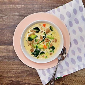 1.8M views · 12K shares | Keto CREAMY SAUSAGE & VEGGIE SOUP! RECIPE: https://keto-daily.com/keto-creamy-sausage-and-veggie-soup-recipe/ | Keto Daily | Facebook