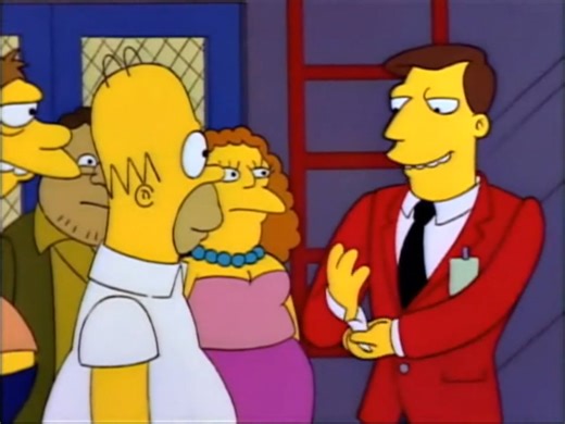 "What does the future hold for us? Heh. Let's just say we have a few ideas up our sleeve." Like what? "Um, I'd rather not get into it right now." Why not? "All right, we don't have any ideas for the future. We got nothing. Happy?" No... 😢 (S4 E16 - 'Duffless') | The Simpsons & Futurama Best Moments