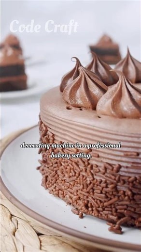 Chocolate Cake Decorating Machine