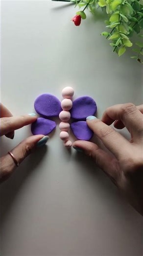 How to make butterfly with clay