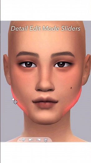 심 만들 때 세부 편집 모드에서 '이 슬라이더'를 써 보세요✨ 심즈4 심만들기 팁 | Tips For Sliders in Detail Edit Mode | TS4