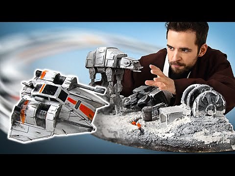 How to Make a Triple Star Wars Diorama: Hoth, Endor, Tatooine