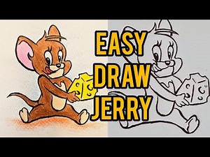 How to Draw Jerry #drawing #art #sketch #cartoon #howtodraw #jerry