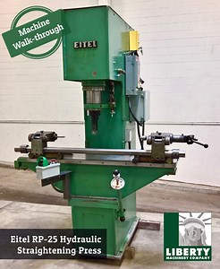 Watch: Eitel RP-25 Hydraulic Straightening Press Walk-through