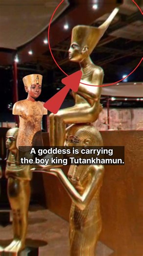 Ancient Egypt Gold Statue