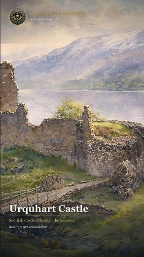 The Majesty of Urquhart Castle #TravelScotland #History #Art