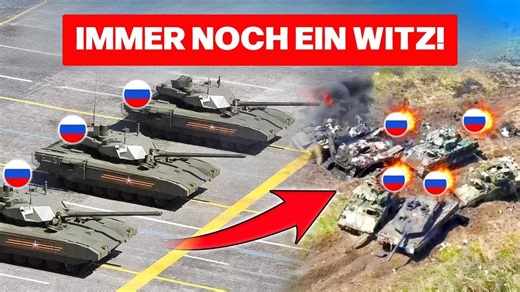 Russlands Superpanzer: Viel Tamtam, wenig Kampf