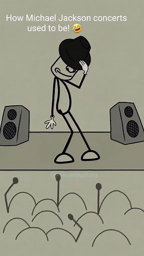 How Michael Jackson concerts used to be!😂 #rico #animation #funny | Rico Animations