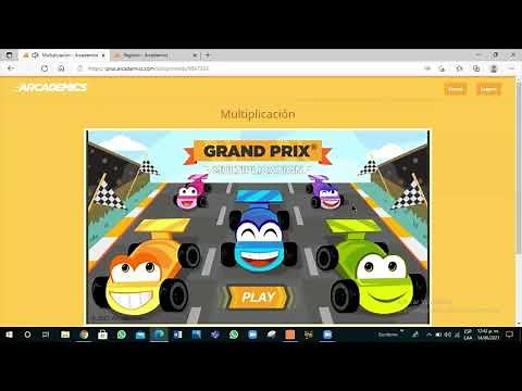 Aprendizaje Divertido con Arcademics, plataforma Interactiva 🎫🎮 #arcademic. #juegosmatematicos