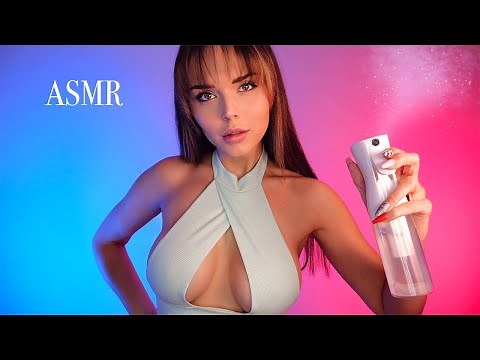 ASMR // LIQUID SOUNDS [liquid shaking + spraying + soft tapping + whispers]