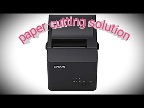 Epson tm82/tm83x paper cut problem/cutter replace