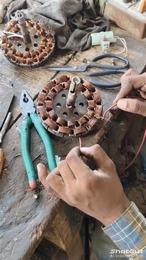 ceiling fan complete rewinding #shorts #electrical #reels #election