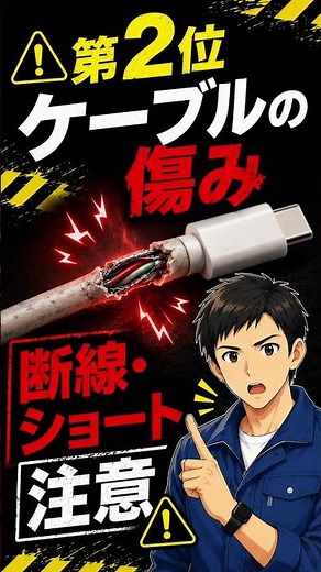 ⚠️その充電、危険かも…スマホ充電の危険サイン3選 #shorts #火災予防 #安全機能