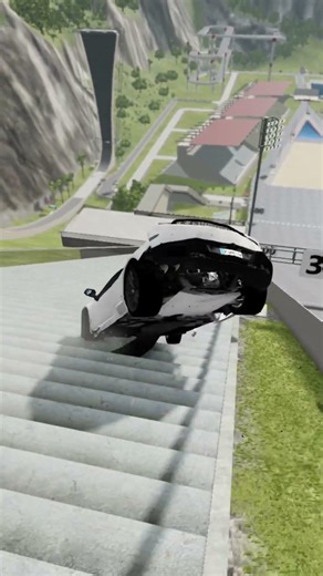 CAR vs STAIRS #22 - BeamNG Drive