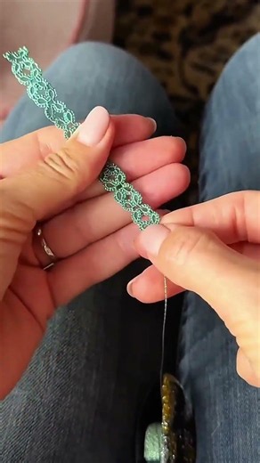 #tattingdesign #weaving #tatting #frivolite