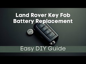 Land Rover & Range Rover Key Fob Battery Replacement (DIY • No Tools!)