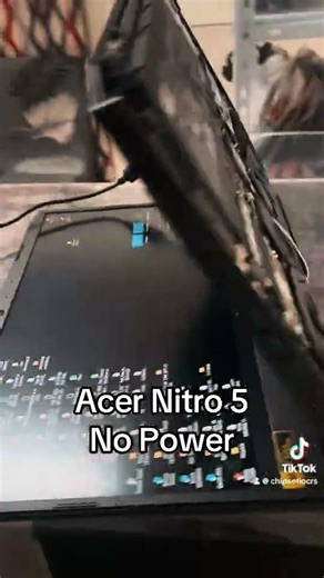 Acer Nitro 5 no power issues shorted mosfet gpu core